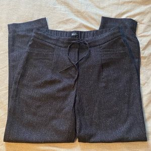 Straight Leg Jogger Style Blue Casual Dress Pants